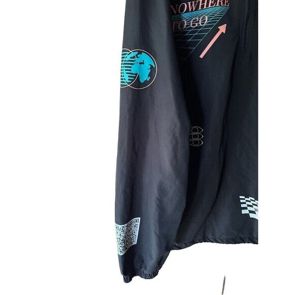 Brooklyn Cloth MFG CO. Black NOWHERE TO GO ANORAK Jacket Size Large - Picture 4 of 9